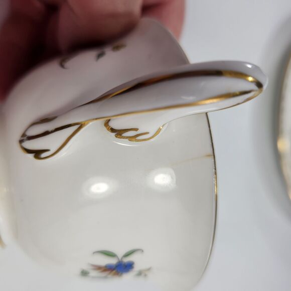 Shelley China Trio Chelsea Pattern # 11399 Lunch Plate Tea Cup Saucer Set AS IS - Picture 9 of 10